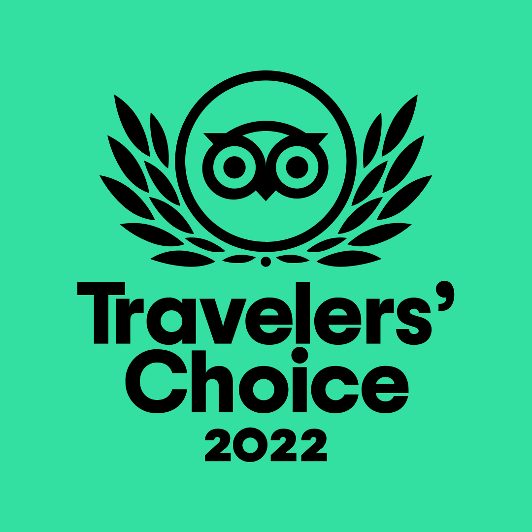 Trip advisor Travelers choice 2022 kvadratisk